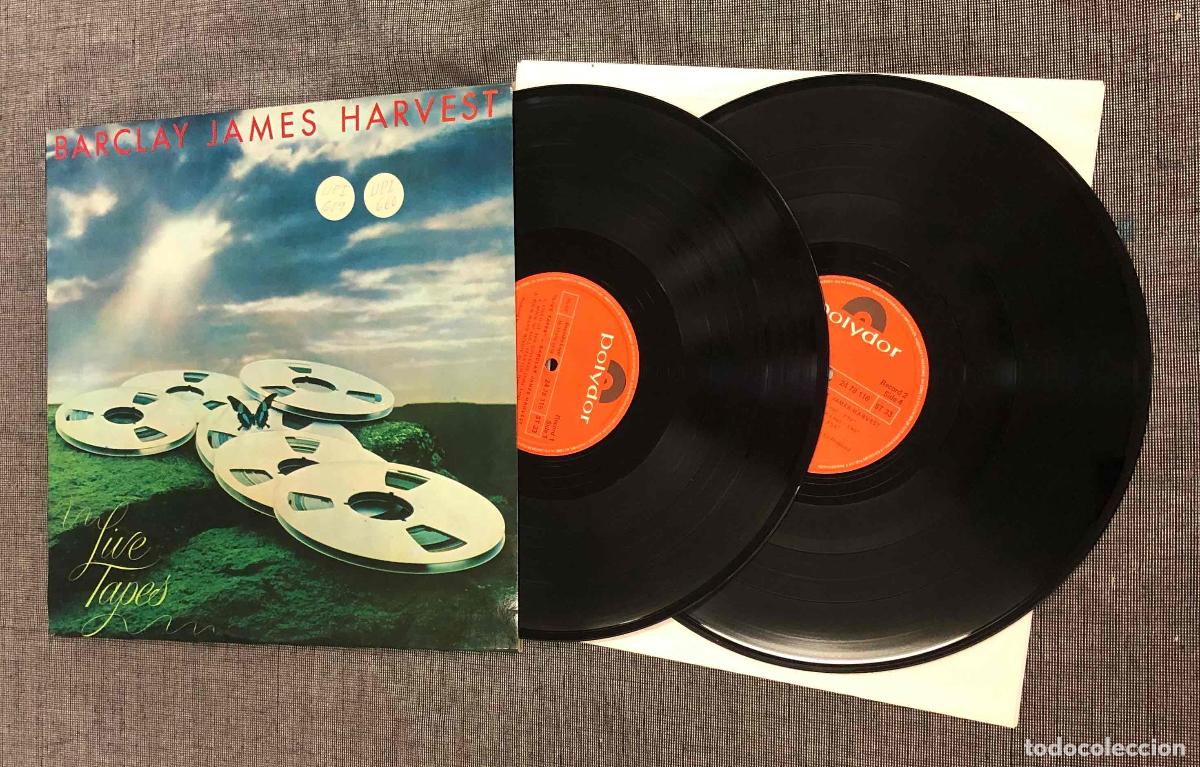 Discos de vinilo: 2 LP BARCLAY JAMES HARVEST LIVE TAPES. POLYDOR 1978