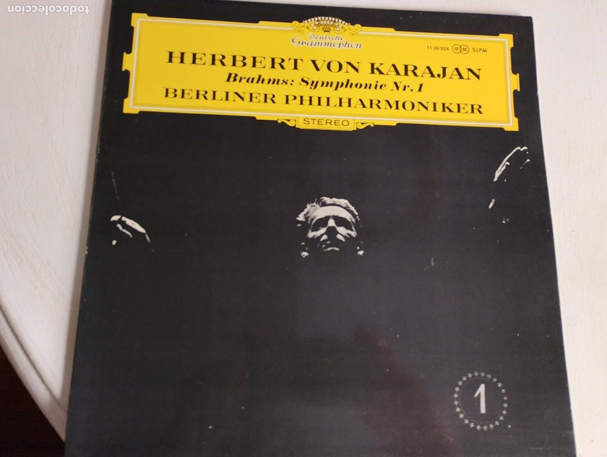 Discos de vinilo: Brahms*, Herbert von Karajan, Berliner Philharmoniker &ndash; Symphonie Nr. 1