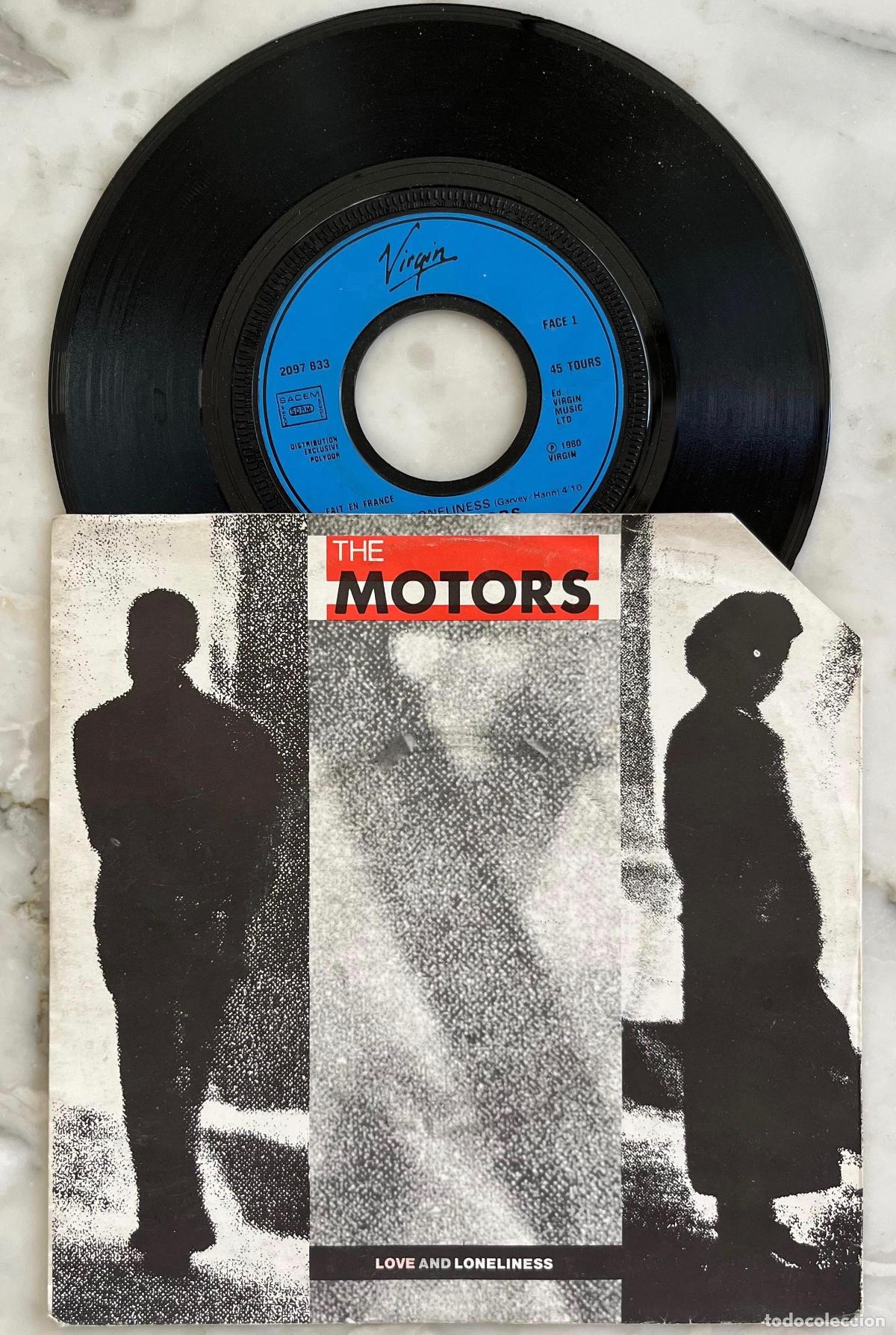 Discos de vinilo: THE MOTORS. LOVE AND LONELINESS / TIME FOR MAKE-UP. SINGLE ORIGINAL FRANCIA 1980