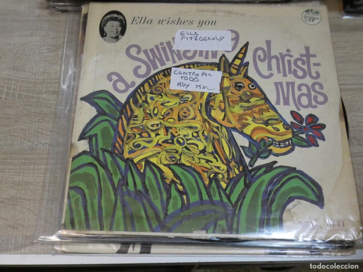 Discos de vinilo: ARKANSAS1980 LOTT745 VINILO MUY USADO AUN REPRODUCIBLE ELLA FITZGERALD CPORTADA MUY MAL