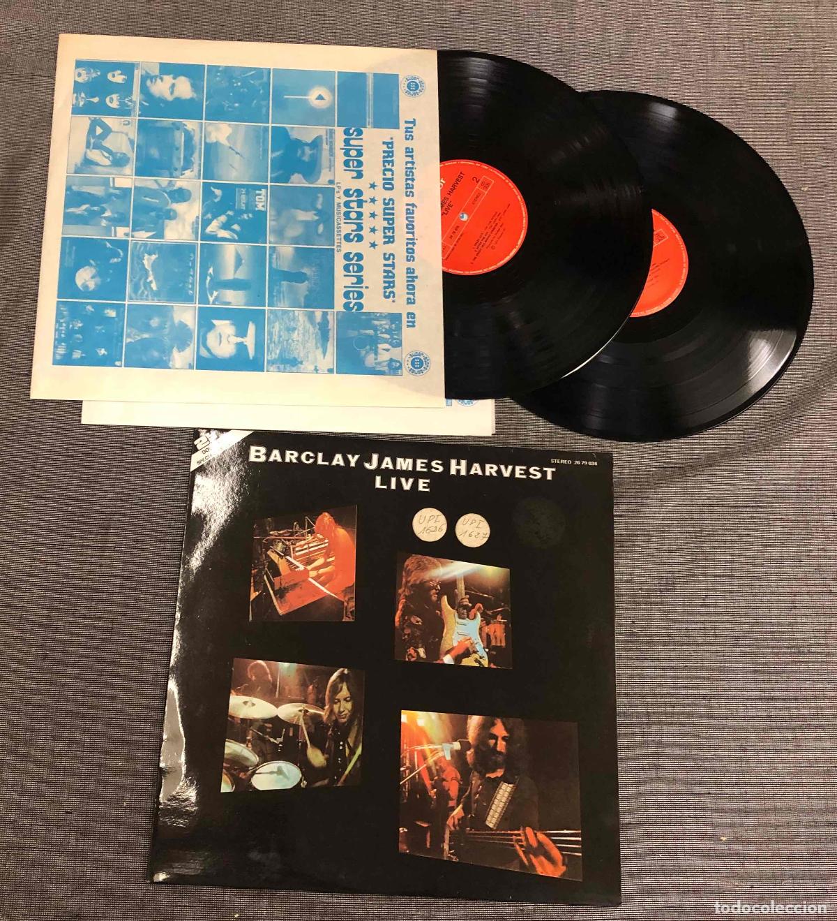 Discos de vinilo: 2 LP BARCLAY JAMES HARVEST LIVE. POLYDOR 1985