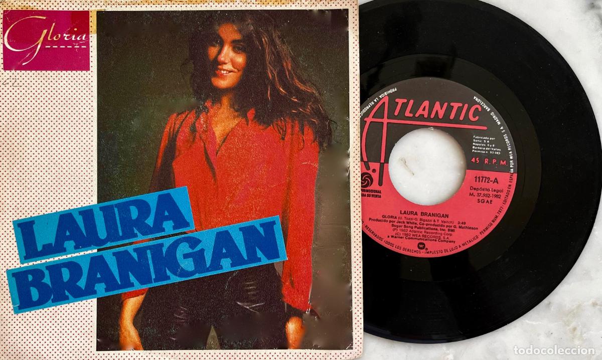 Discos de vinilo: LAURA BRANINGAN. GLORIA. SINGLE PROMOCIONAL ESPA&Ntilde;A 1982