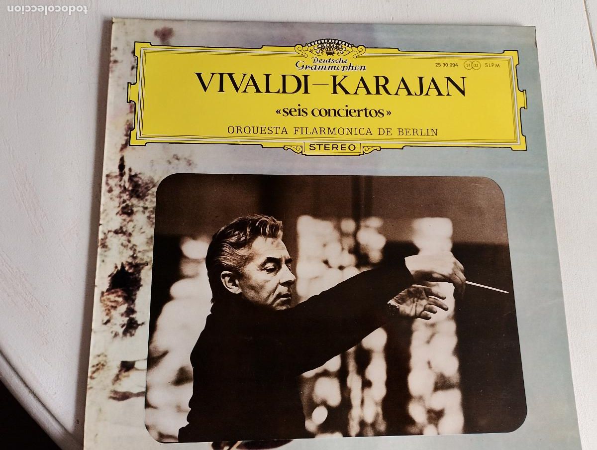 Discos de vinilo: Vivaldi*, Herbert von Karajan, Orquesta Filarmonica de Berlin* &ndash; Seis Conciertos