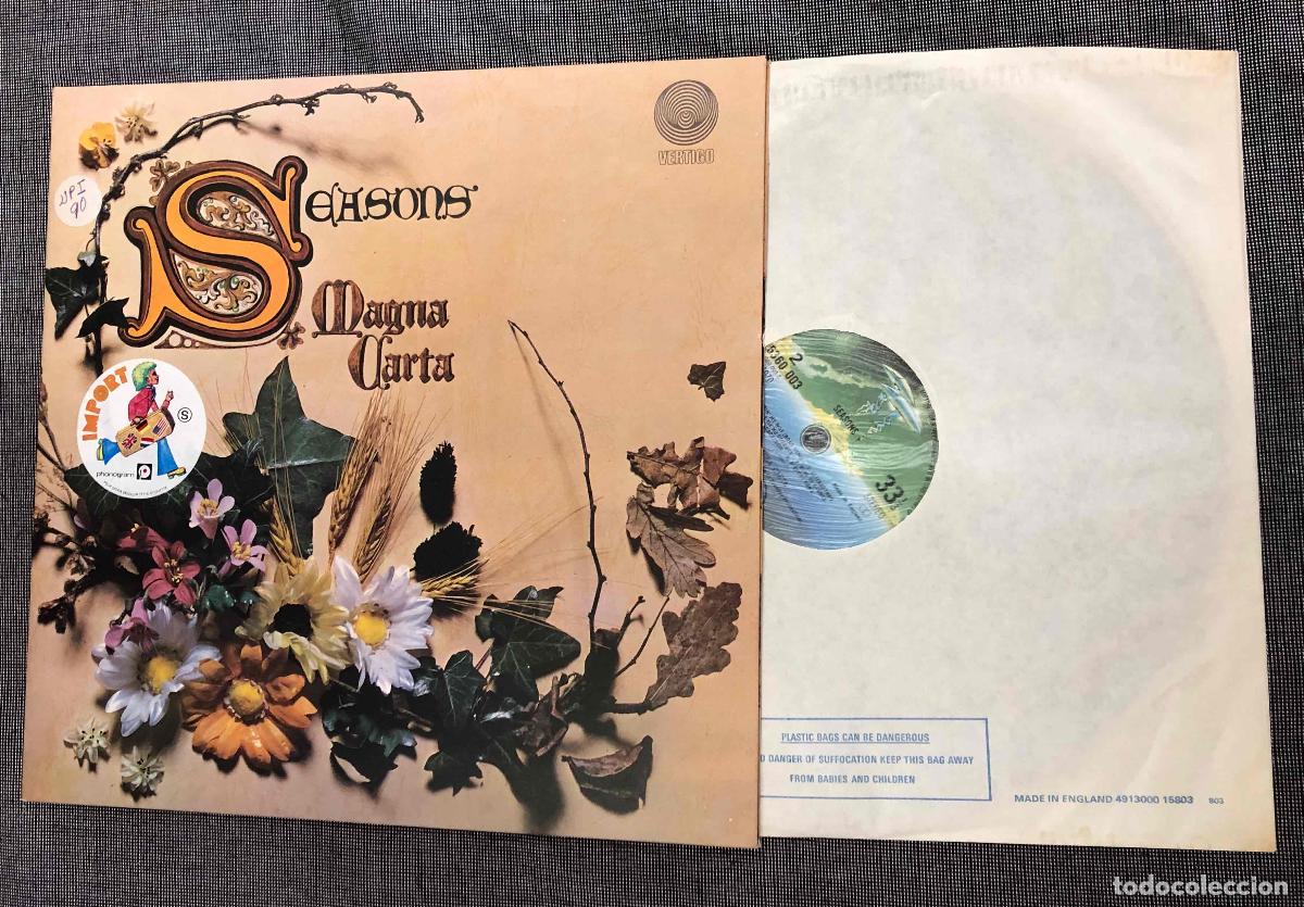 Discos de vinilo: LP MAGNA CARTA SEASONS. VERTIGO 1970