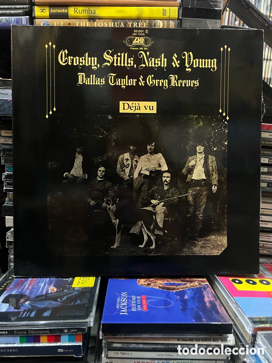Discos de vinilo: Crosby, Stills, Nash & Young Dallas Taylor & Greg Reeues D&eacute;j&agrave; vu