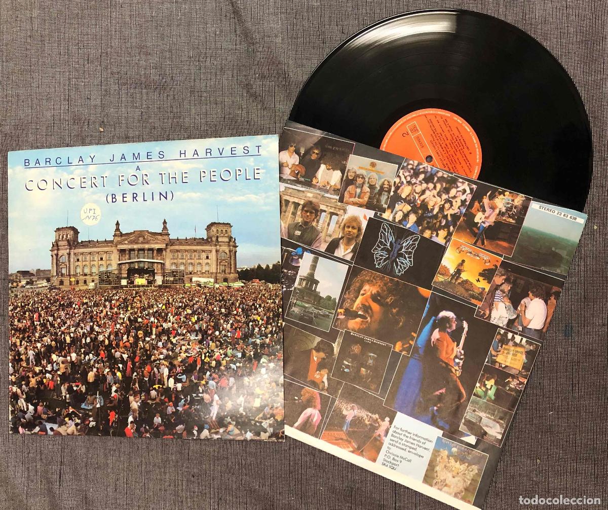 Discos de vinilo: LP BARCLAY JAMES HARVEST A CONCERT FOR THE PEOPLE (BERLIN). POLYDOR 1982