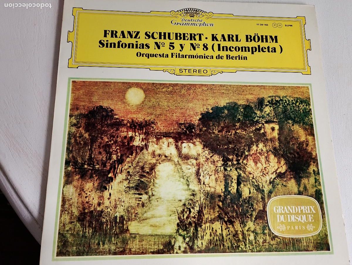 Discos de vinilo: Franz Schubert &bull; Karl B&ouml;hm - Orquesta Filarm&oacute;nica de Berl&iacute;n* &ndash; Sinfon&iacute;as N&ordm; 5 Y N&ordm; 8 (Incompleta)