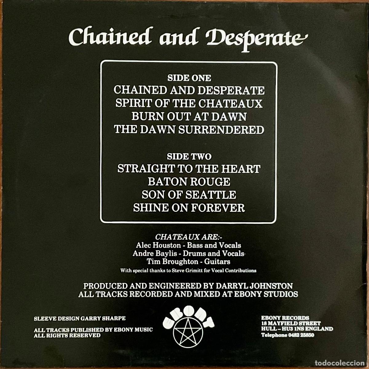 Discos de vinilo: CHATEAUX - CHAINED AND DESPERATE - Foto 2