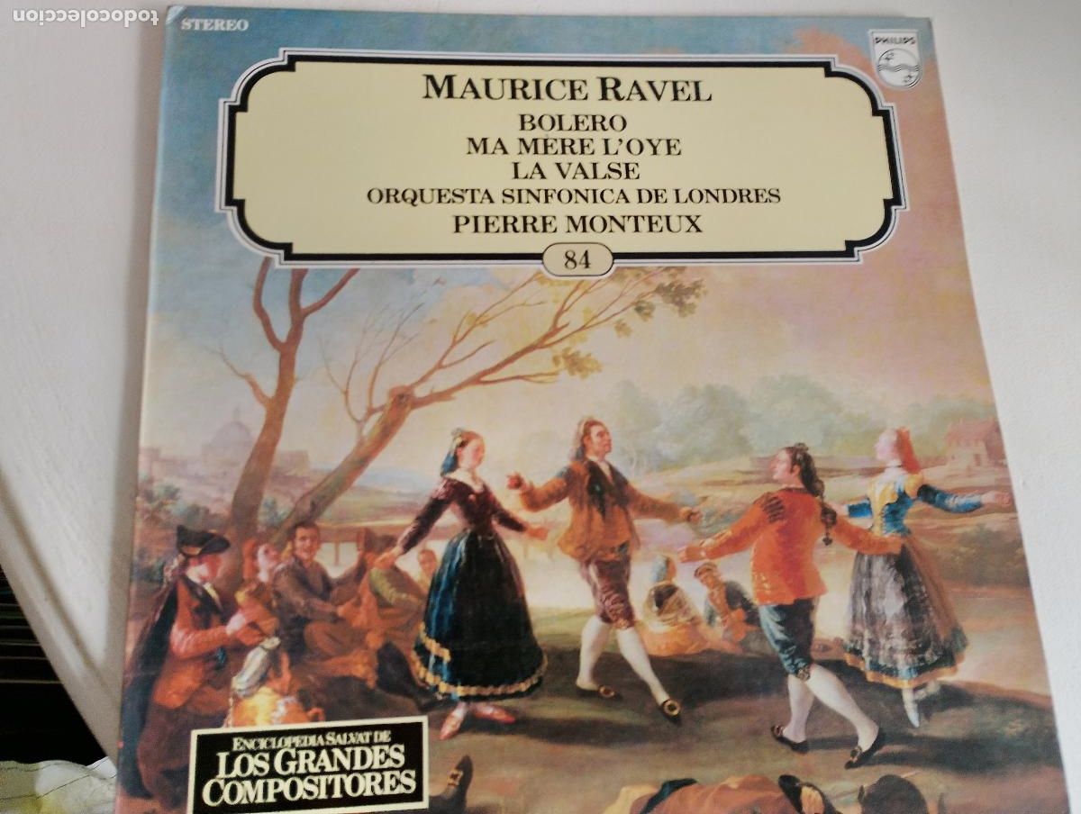 Discos de vinilo: Maurice Ravel, Orquesta Sinf&oacute;nica De Londres*, Pierre Monteux &ndash; Bolero / Ma M&egrave;re L'Oye / La Valse