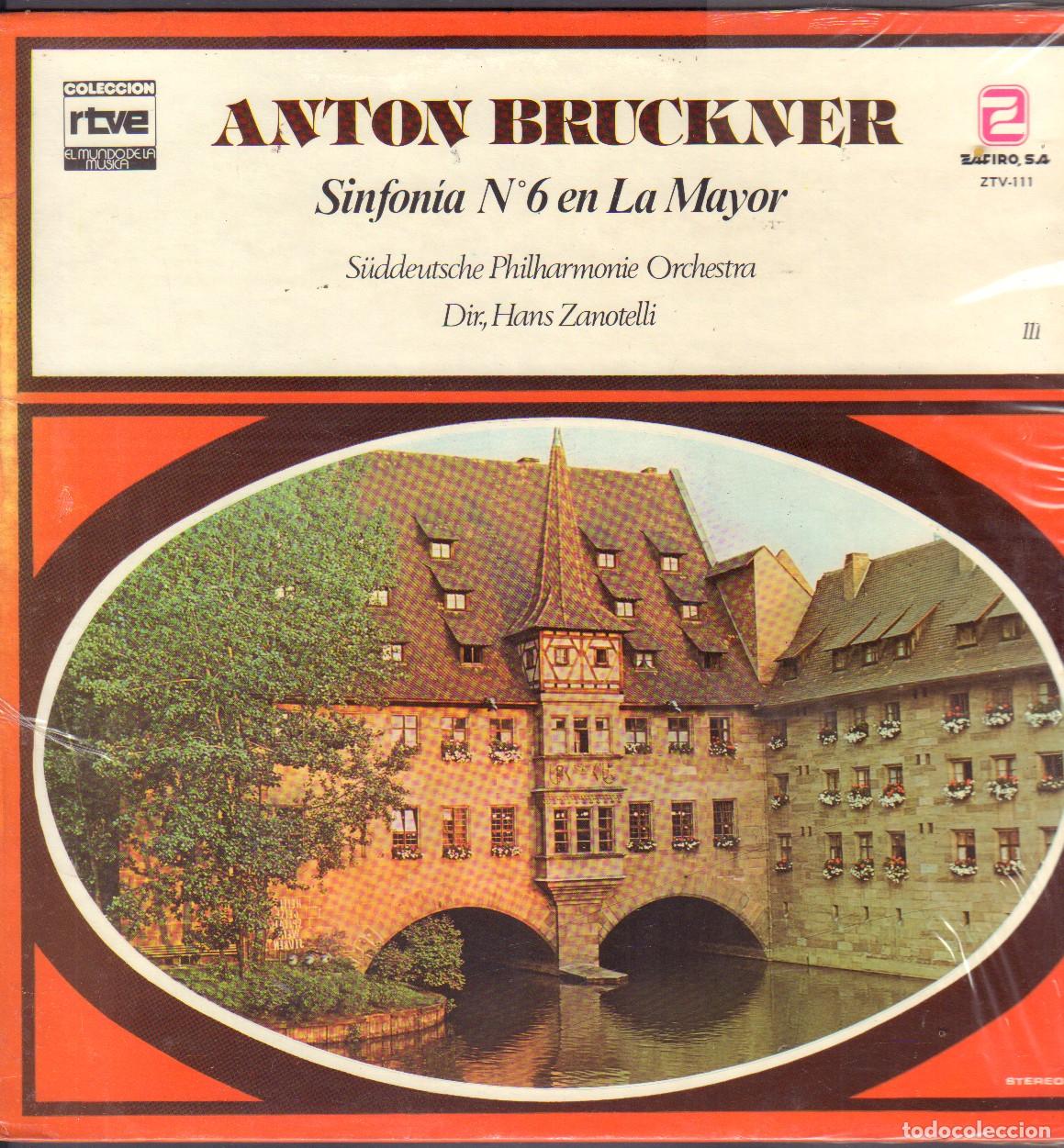Discos de vinilo: ANTON BRUCKNER - SINFONIA N&ordm; 6 EN LA MAYOR / COLECCION RTVE. N&ordm; 111 RF-26642