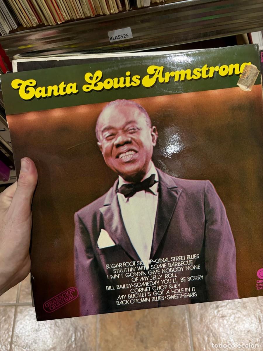 Discos de vinilo: BLAS52E &mdash; Louis Armstrong &mdash; Canta Louis Armstrong DISCO VINILO LP