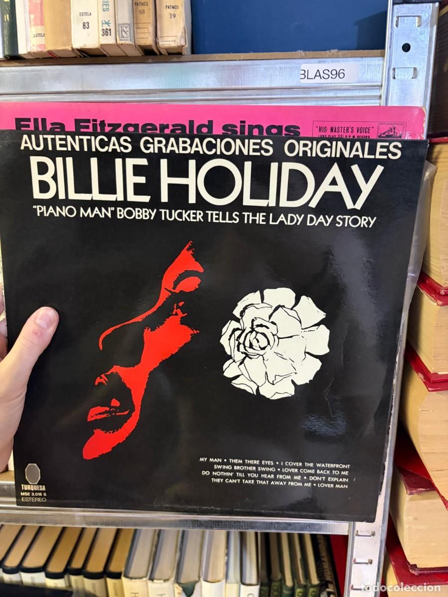 Discos de vinilo: BLAS96 Billie Holiday / Bobby Tucker Piano Man Bobby Tucker Tells the Lady Day Story DISCO VINILO LP