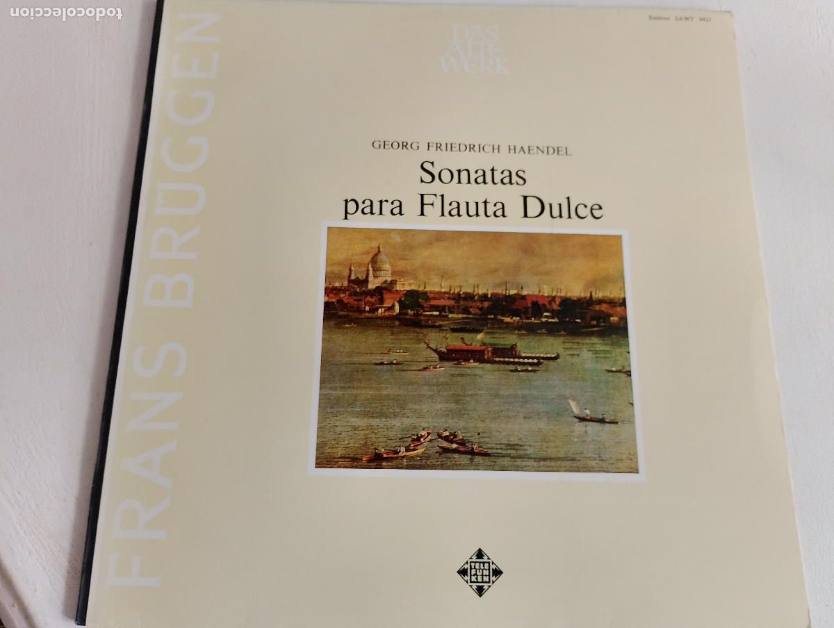 Discos de vinilo: Georg Friedrich Haendel* - Sonatas Para Flauta Dulce,n 1975 ed espa&ntilde;ola
