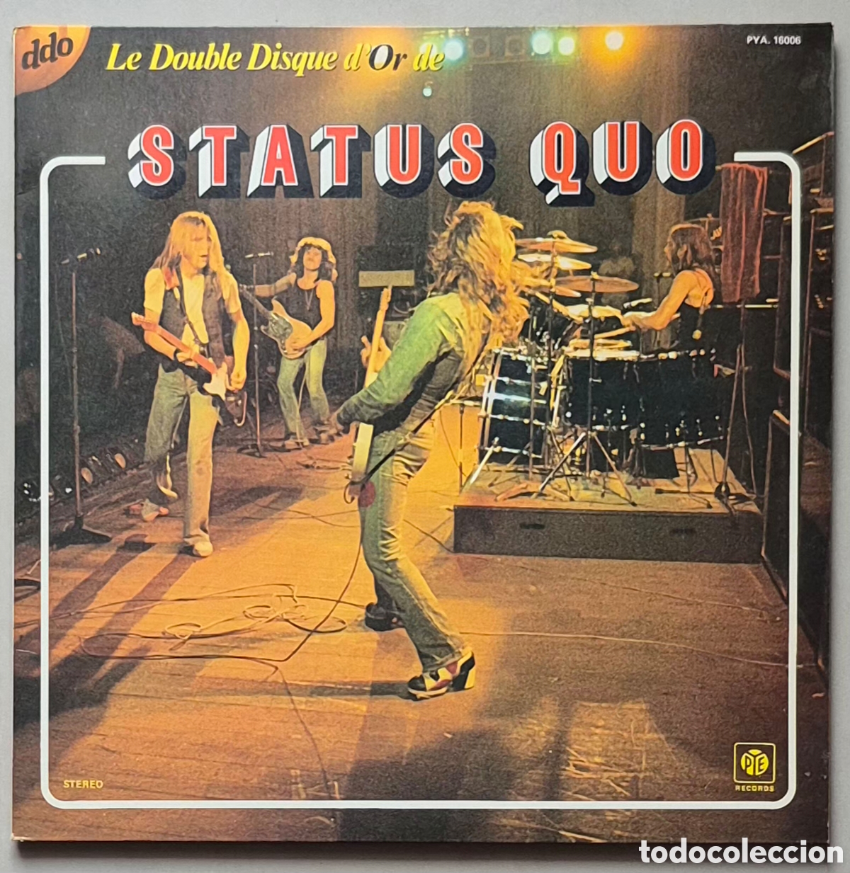 Vinyl records: LPX2 DISCOS - STATUS QUO - LE DOUBLE DISQUE D'OR DE STATUS QUO - 1971 FRANCIA