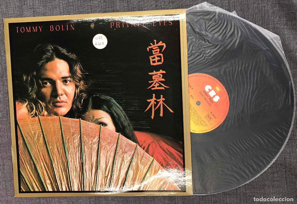 Discos de vinilo: LP TOMMY BOLIN PRIVATE EYES. CBS 1977