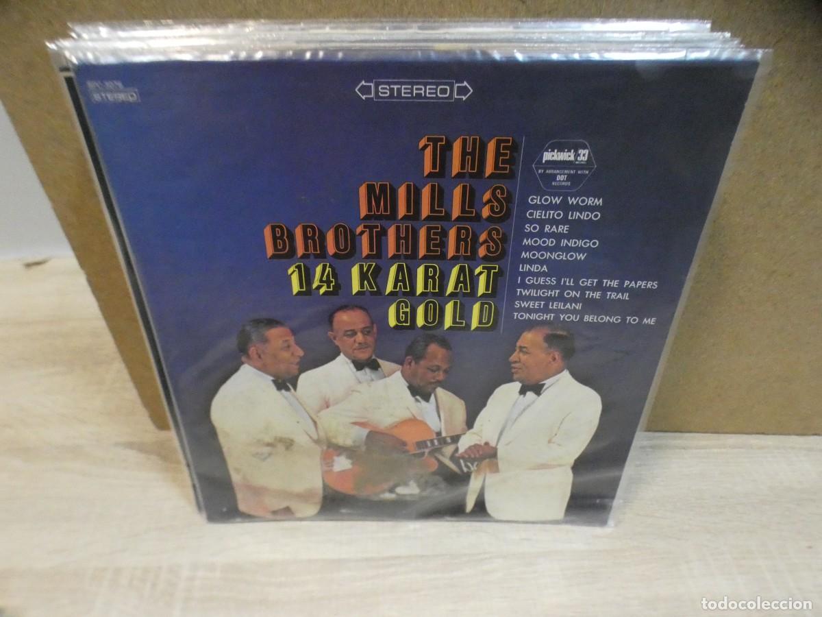 Discos de vinilo: ARKANSAS1980 CAJJ773 VINILO DA&Ntilde;O AGUA EN TAPA ESTADO CORRECTISIMO THE MILLS BROTHERS