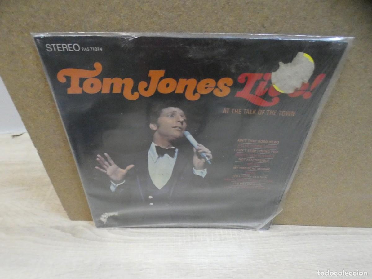 Discos de vinilo: ARKANSAS1980 CAJJ773 VINILO DA&Ntilde;O AGUA EN TAPA ESTADO CORRECTISIMO TOM JONES