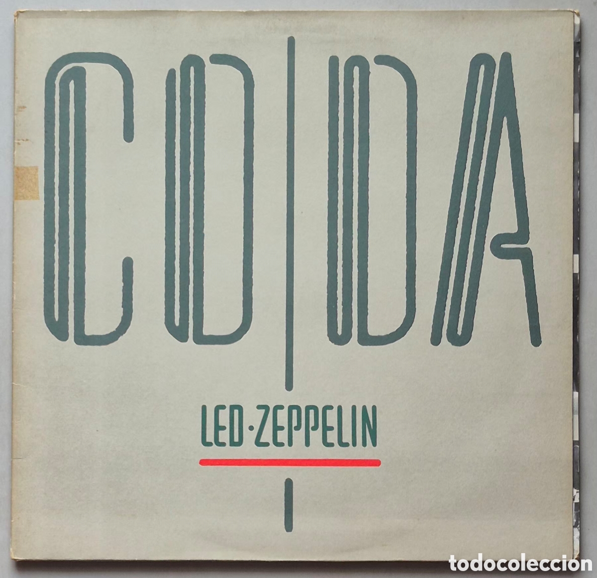 Discos de vinilo: LP - LED ZEPPELIN - CODA - 1982 EUROPA