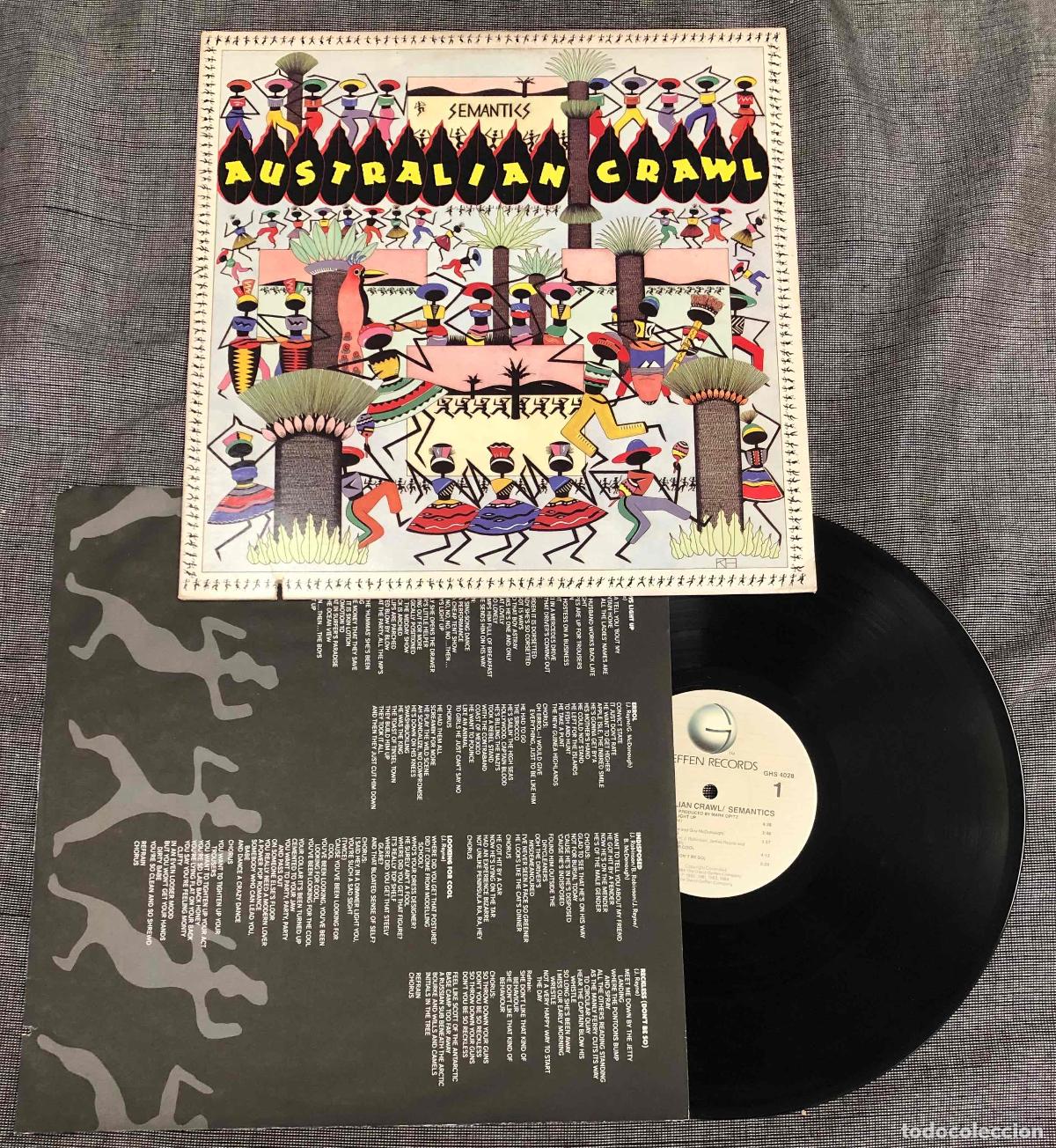 Discos de vinilo: LP AUSTRALIAN CRAWL SEMANTICS. GEFFEN 1984
