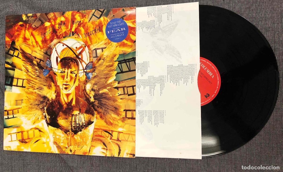 Discos de vinilo: LP TOAD THE WET SPROCKET FEAR. COLUMBIA SONY 1991. MUY RARO