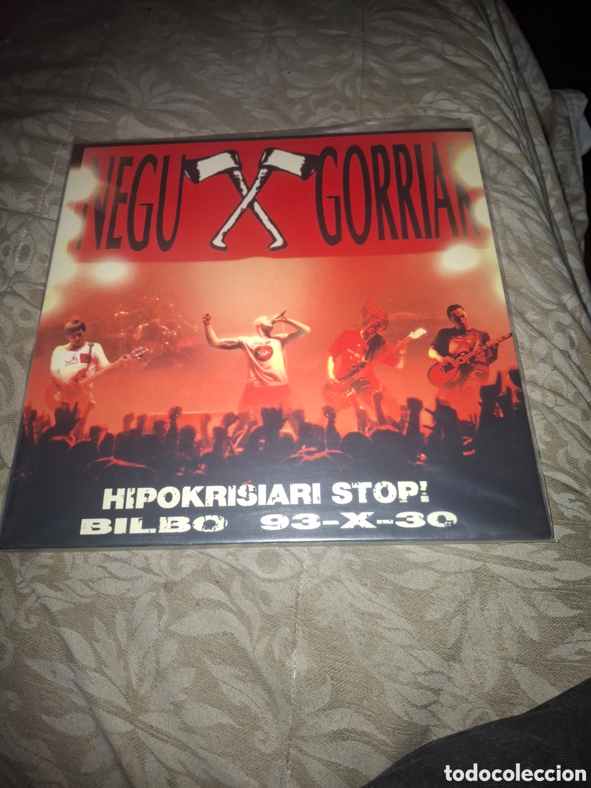 Discos de vinilo: Negu Gorriak Hipokrisiari Stop! Bilbo 93-X-30 reed