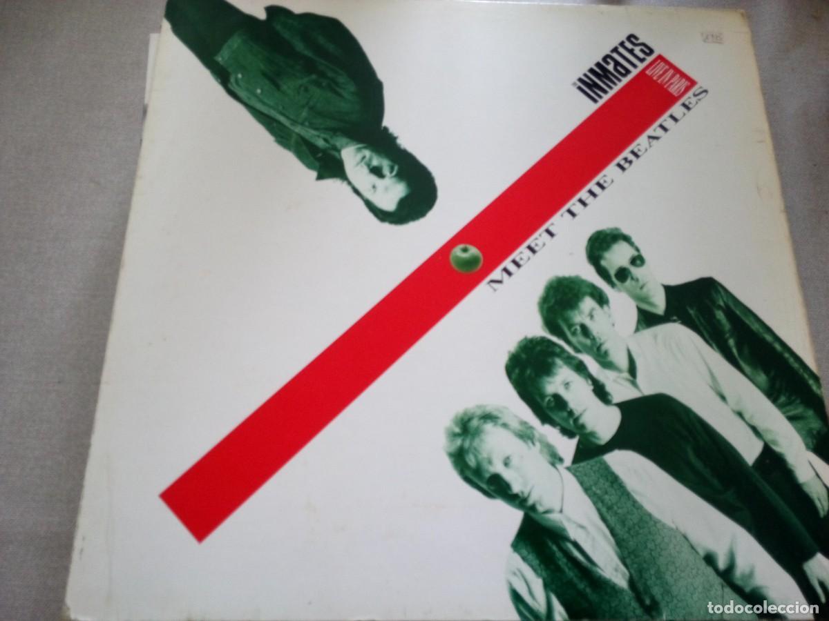 Discos de vinilo: THE INMATES MEET THE BEATLES LIVE IN PARIS LP 1987