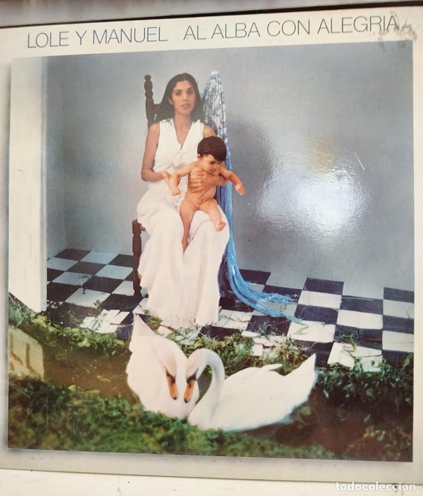 Discos de vinilo: Lole y Manuel. Al alba con alegr&iacute;a.