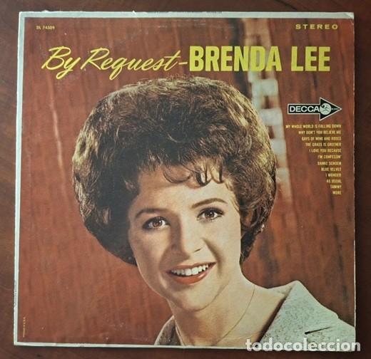 Discos de vinilo: Brenda Lee &ndash; By Request &ndash; DECCA DL 74509 (Ed. USA) &ndash; 1964