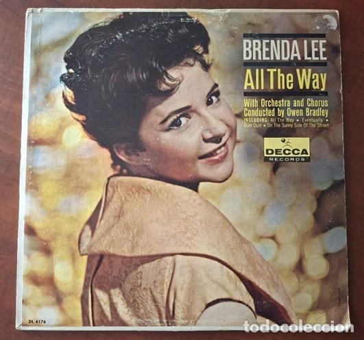 Discos de vinilo: Brenda Lee &ndash; All the Way &ndash; DECCA DL 4176 (Ed. USA) &ndash; 1961