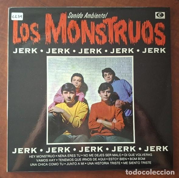 Discos de vinilo: Los Monstruos &ndash; Jerk, Jerk, Jerk &ndash; ELECTRO HARMONIX EH-029 - Reedici&oacute;n 2002 &ndash; LP 10&rdquo;