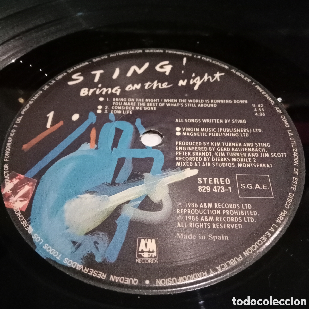 Discos de vinilo: STING - BRING ON THE NIGHT - LP DOBLE - Foto 6