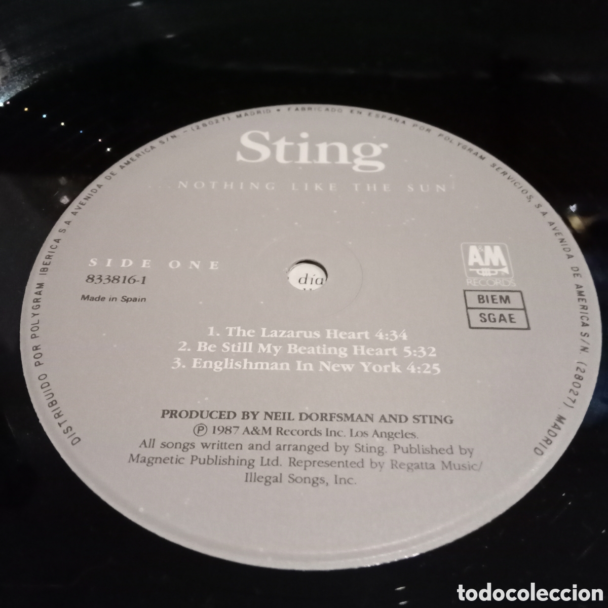 Discos de vinilo: STING - ... NOTHING LIKE THE SUN - LP DOBLE - Foto 9