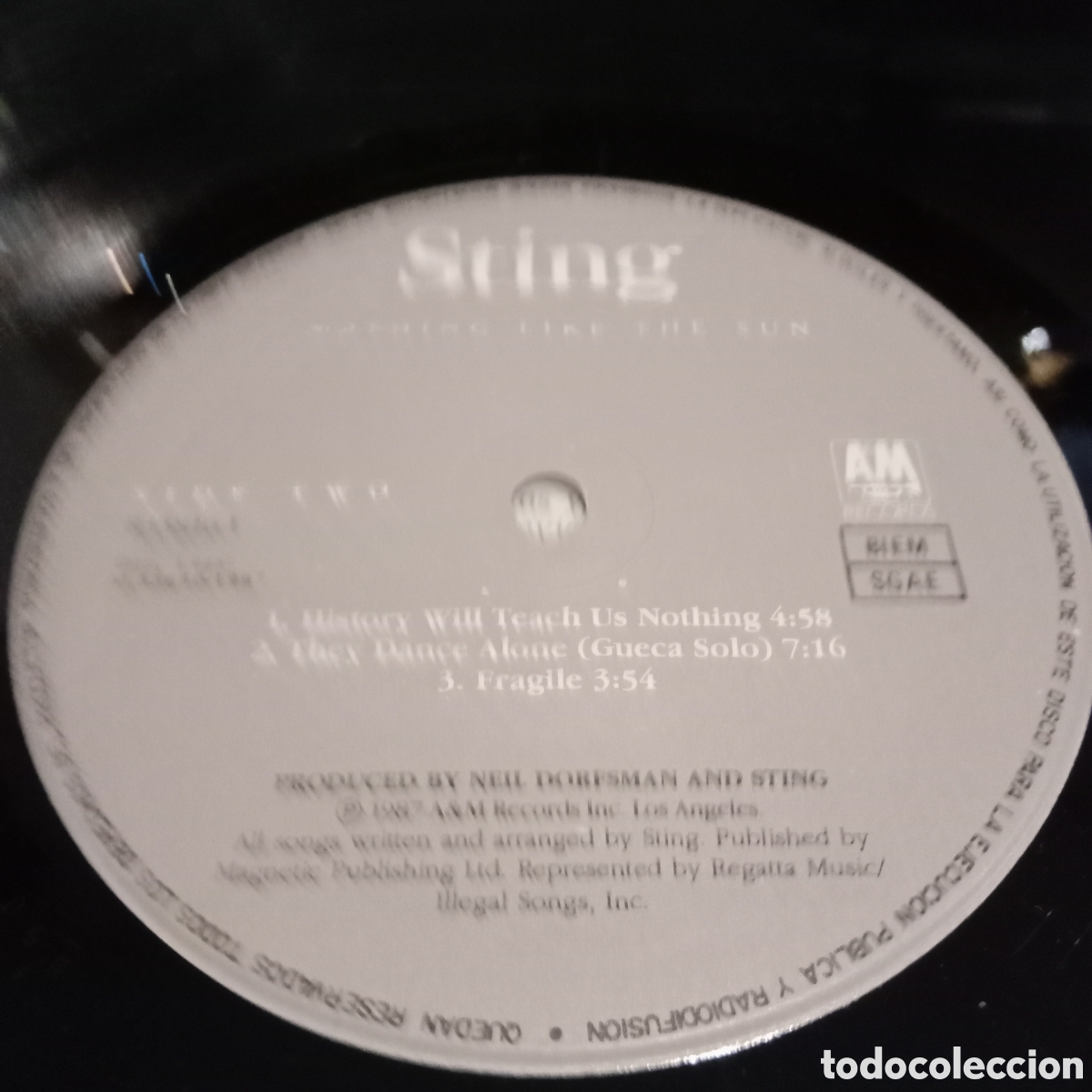 Discos de vinilo: STING - ... NOTHING LIKE THE SUN - LP DOBLE - Foto 10