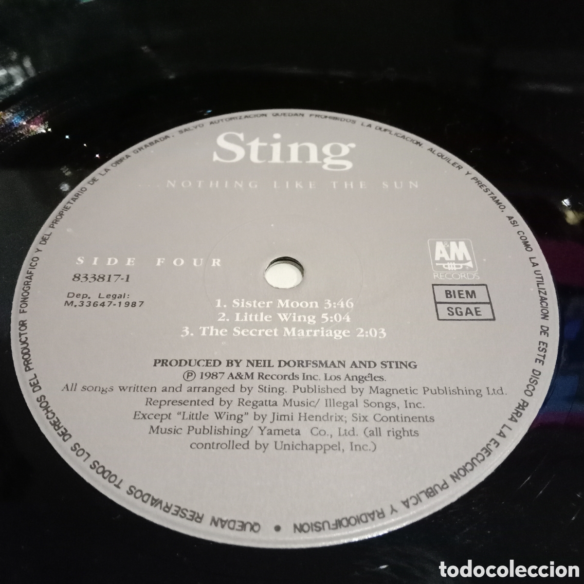 Discos de vinilo: STING - ... NOTHING LIKE THE SUN - LP DOBLE - Foto 12