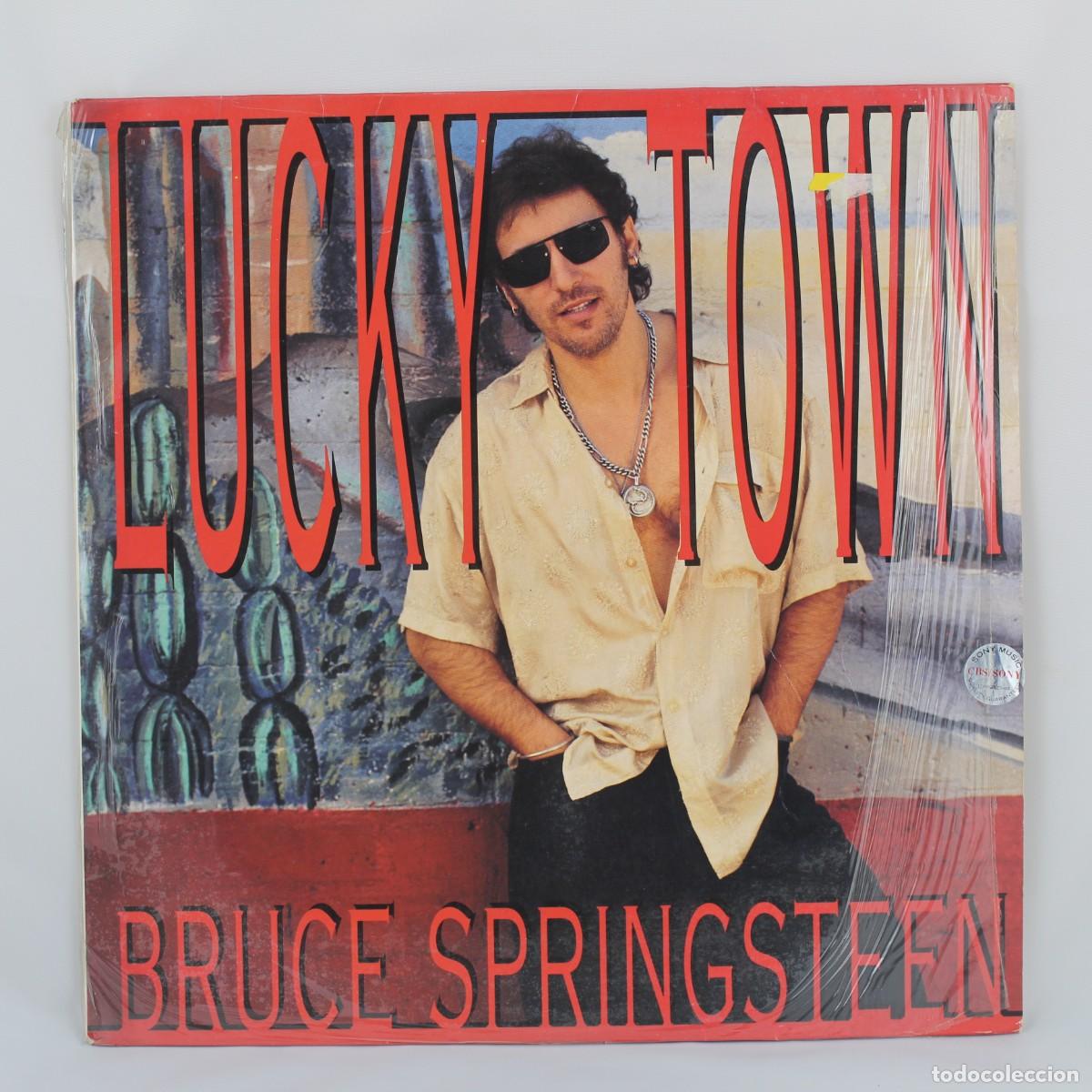 Discos de vinilo: Bruce Springsteen Lucky Town LP Vinilo 1992 CBS Sony Spain + Insert EX