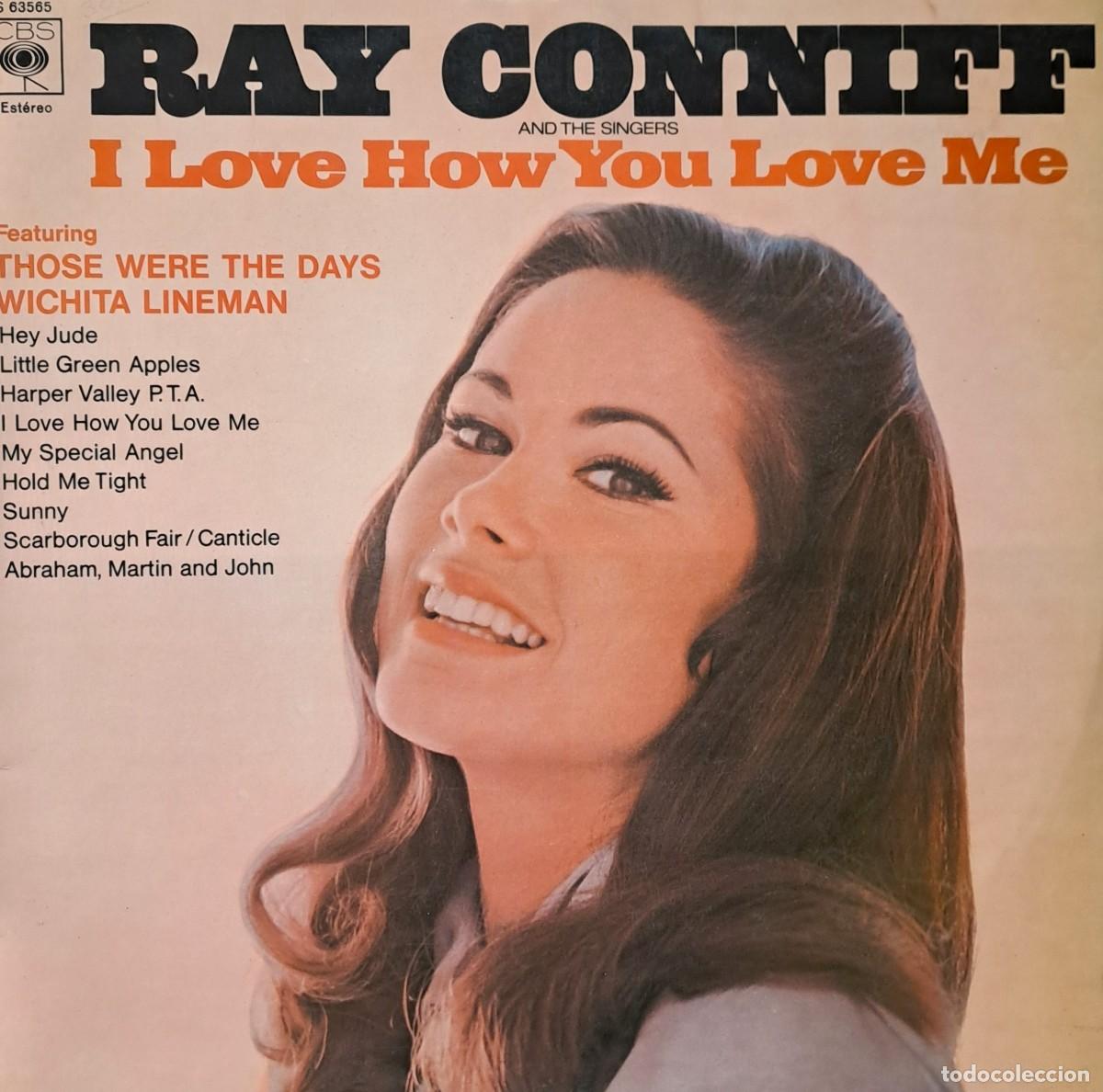 Discos de vinilo: LPs. RAY CONNIFF, I LOVE HOW YOU LOVE ME. HEY JUDE, MY SPECIAL ANGEL..... LP-SEXT-1389