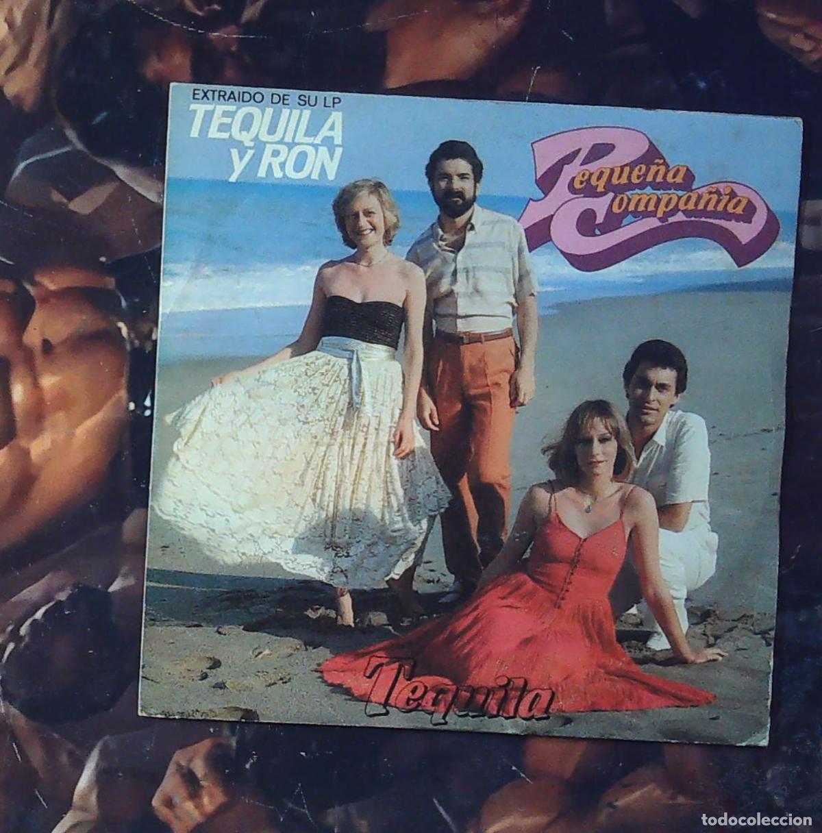 Discos de vinilo: disco single ep la peque&ntilde;a compa&ntilde;ia tequila y ron