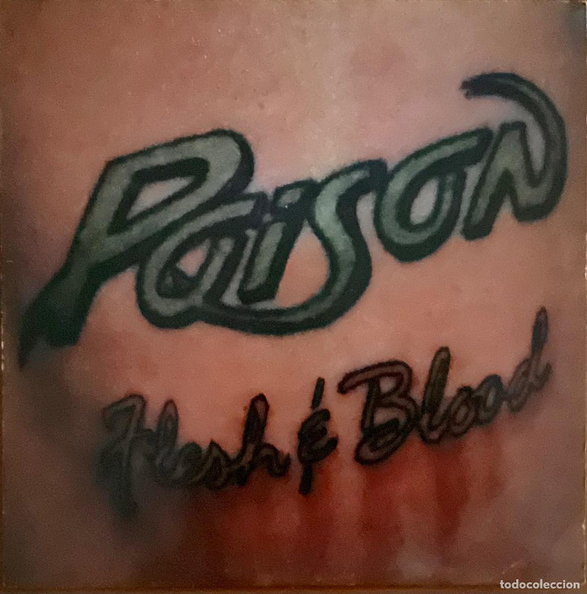 Discos de vinilo: POISON - FLESH & BLOOD