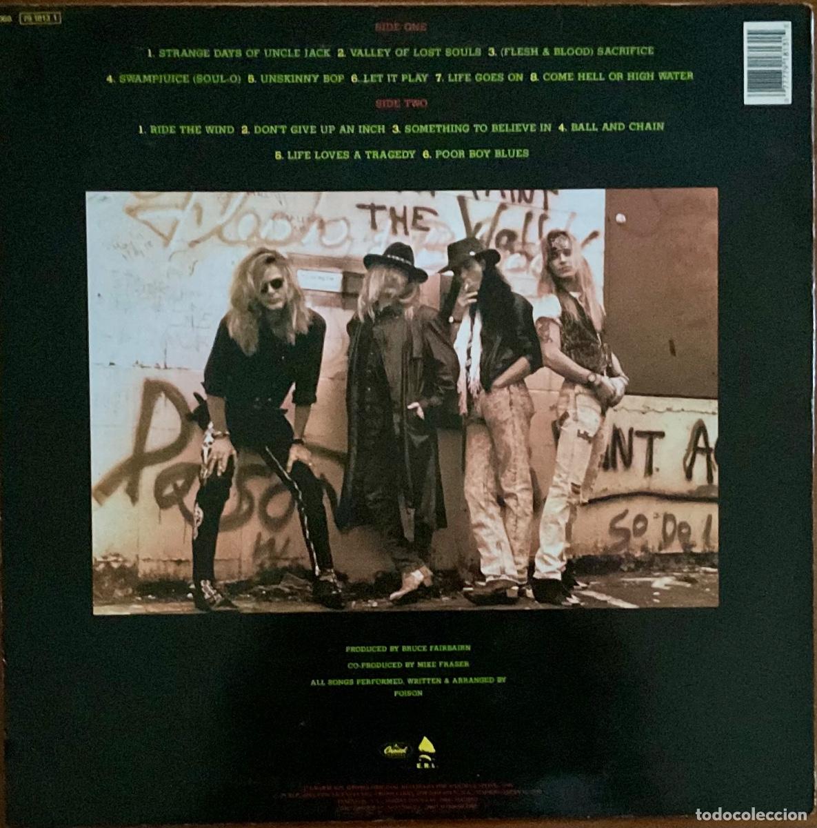 Discos de vinilo: POISON - FLESH & BLOOD - Foto 2
