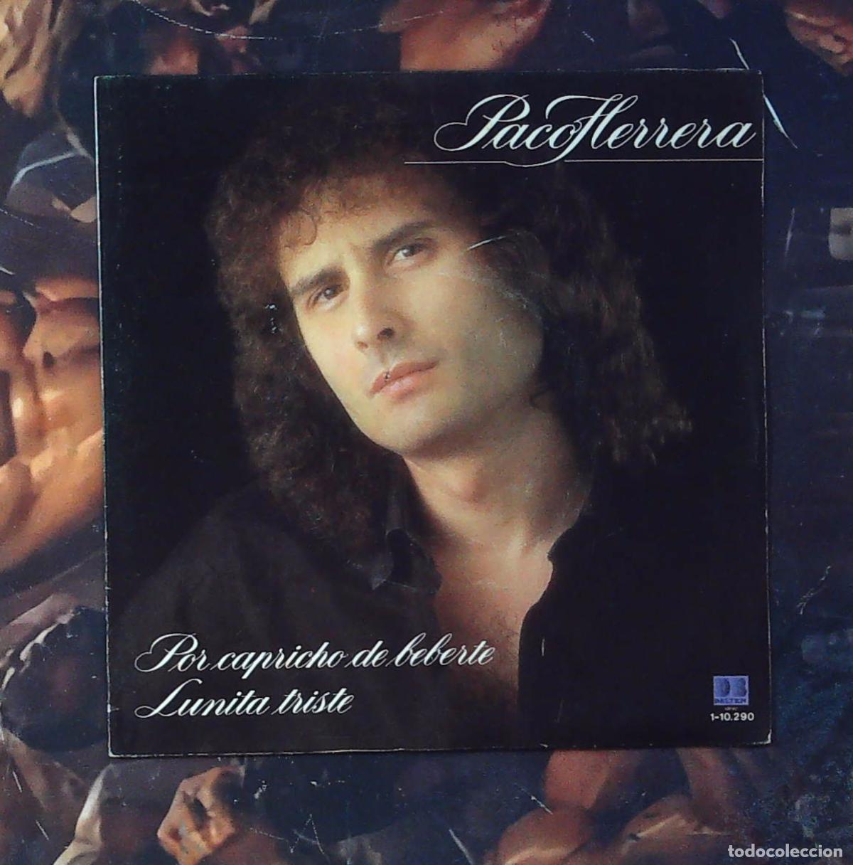 Discos de vinilo: disco single ep paco herrera por capricho de beberte lunita triste