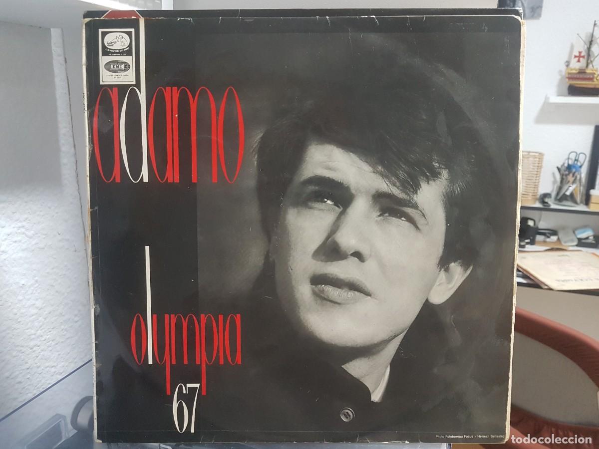 Disques de vinyle: D) Adamo &rdquo;Olympia 67&rdquo; Lp a&ntilde;o 1967 - LEER DESCRIPCION