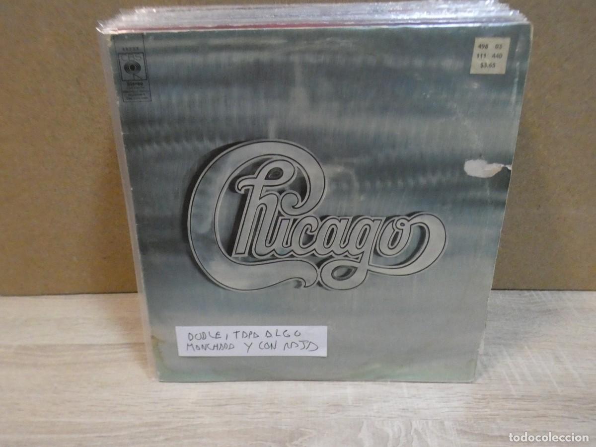 Discos de vinilo: ARKANSAS1980 BOXX743 VINILO LEVE USO AUN CORRECTO CHICAGO DOBLE LP TAPA ALGO MANCHADA Y CON RAJA