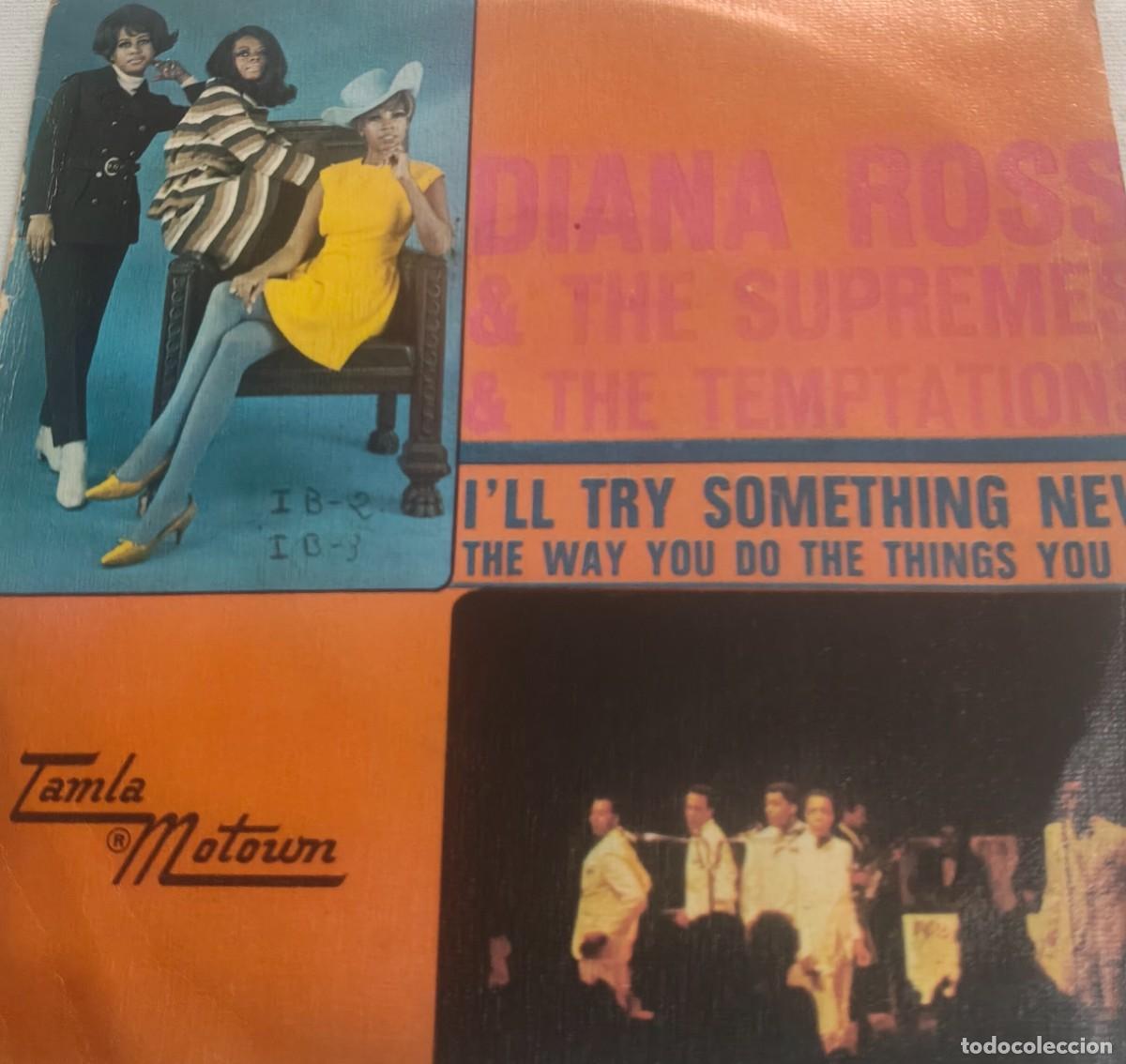 Discos de vinilo: DIANA ROSS & THE SDUPREMES & THE TEMPTATIONS-I'LL TRY SOMETHING NEW-PEDIDO MINIMo 11 EUROS