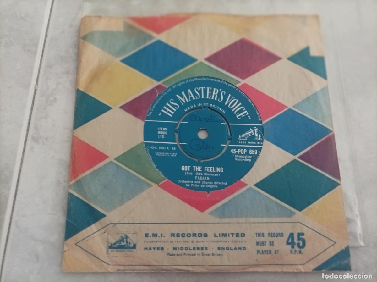 Discos de vinilo: Fabian single original-Leer- - Foto 2