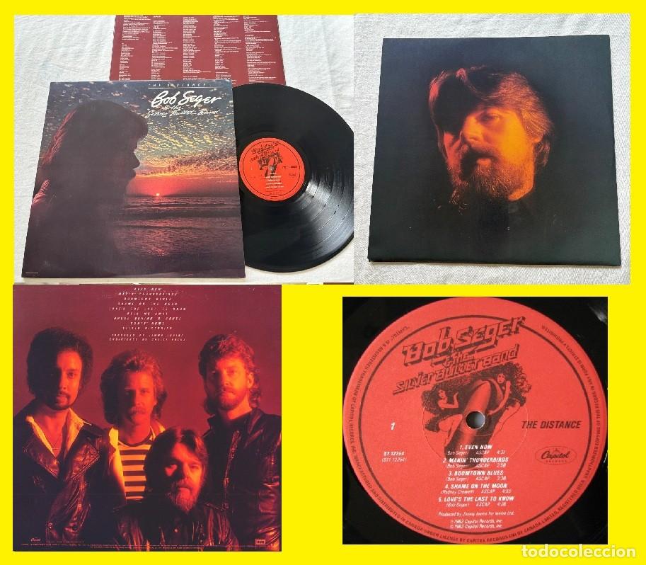 Discos de vinilo: BOB SEGER / the distance 1982 eagles, E STREET BAND, COMPLETA 1&ordf; EDIT CANADA + ENCARTE !! TODO EXC