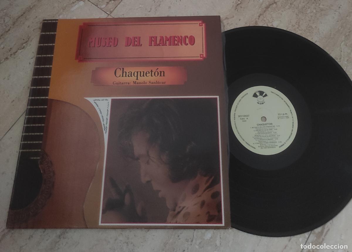 Discos de vinilo: CHAQUETON - MUSEO DEL FLAMENCO GUITARRA MANOLO SANLUCAR - LP-EXCELENTE COMO NUEVO-