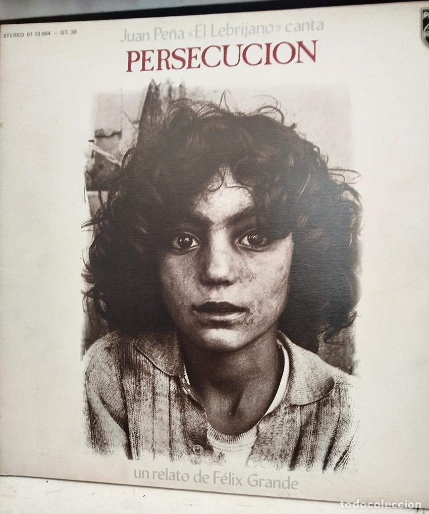 Discos de vinilo: El Lebrijano. Persecuci&oacute;n - Philips 9113 004