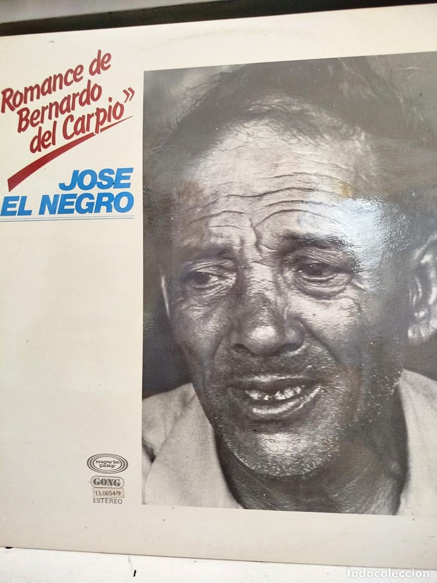 Discos de vinilo: Jos&eacute; El Negro. Romance de Bernardo del Carpio. Gong Movieplay, 1978