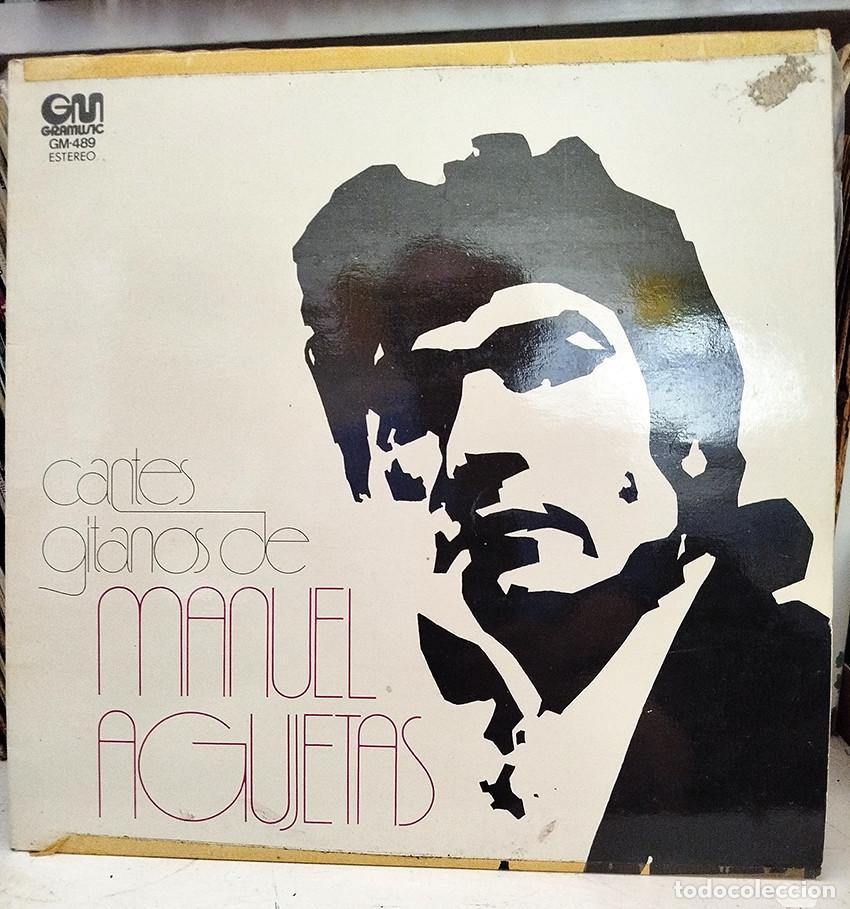Discos de vinilo: Cantes gitanos de Manuel Agujetas. Gramusic