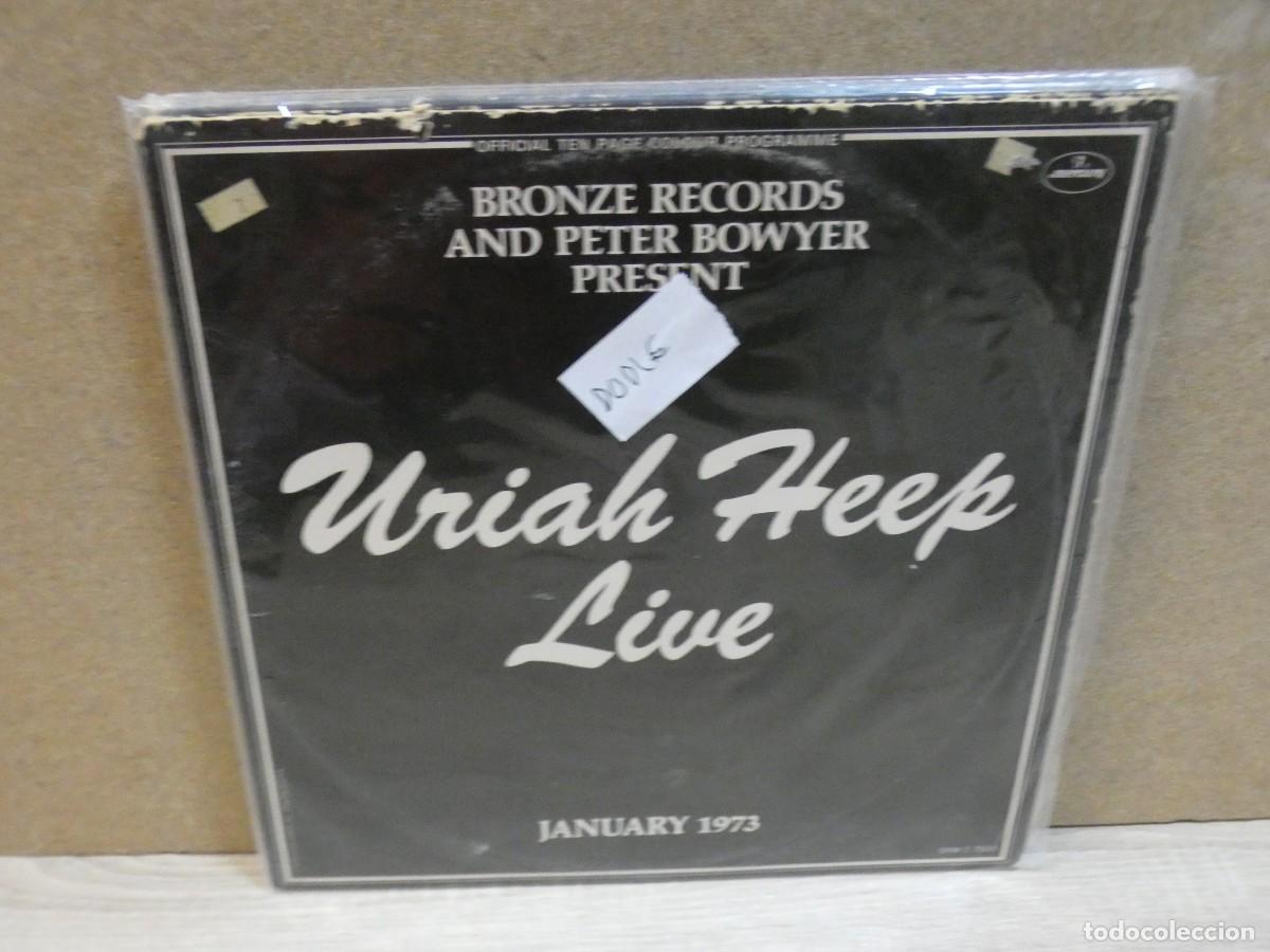 Discos de vinilo: ARKANSAS1980 CAJJ747 VINILO LEVE USO AUN CORRECTO URIAH HEEP LIVE